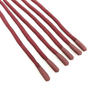 Cordon rond en polyester de haute qualité avec embouts goutte d'eau pour vêtements, pantalons de sport, lacets de chaussures et cordons de sweat à capuche - Product Image 1