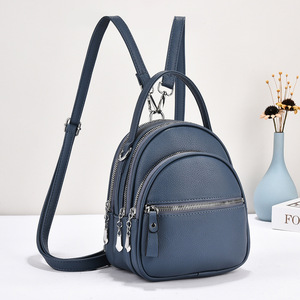 PU-Textured Multi-Functional Mini <b>Backpack</b> <b>Small</b> Rucksack Black Waterproof Girls Casual Women Little Day PackBackpacks Woman - Product Image 2