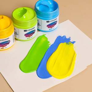 Wholesale 100ml Waterproof Acrylic <b>Paint</b> <b>Set</b> for Canvas Paper & Glass-18 Colors Non-Toxic DIY Art Supplies - Product Image 6