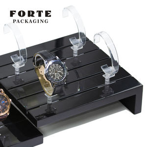 FORTE PACKAGING Ensemble de présentoirs à bijoux en bois pour <span class=keywords><strong>piano</strong></span> Plateau de montre Porte-anneau Présentoir à bijoux Porte-montre Présentoir - Product Image 2