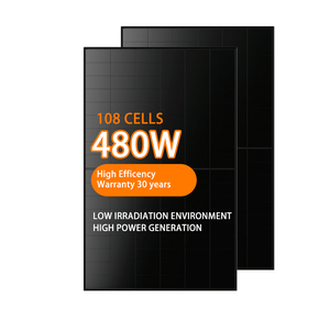 Paneles <span class=keywords><strong>Solares</strong></span> Monocristalinos Bluesun de Primera Calidad HPBC 2.0, Panel Solar Negro Completo de 450, 480, 500 Vatios, Panel Solar Flexible - Product Image 2