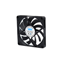 8010 DC 24V Industrieller Kühlaxialventilator mit Doppelkugellager, Hochgeschwindigkeit 80x80x10, Freistehend, OEM-Anpassung, Kunststoffflügel
