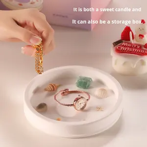 Candela Artigianale in Cera di Soia a Forma di Alieno Rosa in Confezione Regalo, Romantica per <span class=keywords><strong>Compleanno</strong></span>, Matrimonio, Festività, Festa del Papà, Biodegradabile - Product Image 5