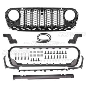 Parrilla Delantera para Auto, Parrilla Deportiva, Rejilla Frontal para JL Wrangler Gladiator 2018-2024, Kit de Carrocería, Accesorios para Auto - Product Image 6