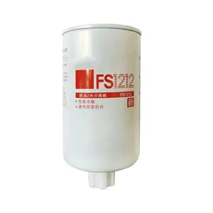 Separador de água e óleo do filtro de combustível do motor diesel FS1212 para escavadeira de máquinas de construção de alta qualidade