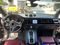 Radio para Auto con Pantalla Doble de 24.6 Pulgadas, Reproductor de DVD Android para Porsche Macan 2014-2017, CarPlay Inalámbrico, GPS, Unidad Principal con Navegación