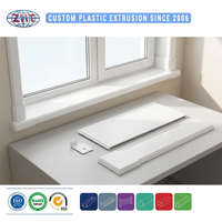 Profilé d'extrusion en PVC durable pour rebord de fenêtre, idéal pour l'amélioration de l'habitat