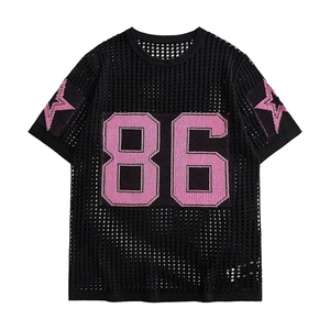 <span class=keywords><strong>Camiseta</strong></span> Deportiva de Verano para Hombre con Logotipo Personalizado, Anti-Pilling, de Viscosa, Manga Corta, Tejido Calado, para Fútbol - Product Image 4