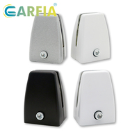 Pince de fixation réglable GARFIA en alliage d'aluminium pour séparateur de bureau, compatible avec plusieurs épaisseurs de panneaux, fixation stable pour écran de séparation