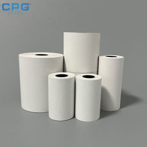 Rouleau d'étiquettes thermiques à forte adhérence pour imprimante portable, papier de reçu sans BPA 57x40 55 g/m² pour les commerces à emporter – Approvisionnement direct usine - Product Image 1