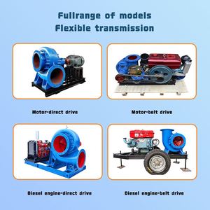 High Pressure OEM 6inch Large Flow Corrosion-Resistant Horizontal Mixed Flow <b>Pumps</b> for Irrigation and Drainage of Farmland - Product Image 4