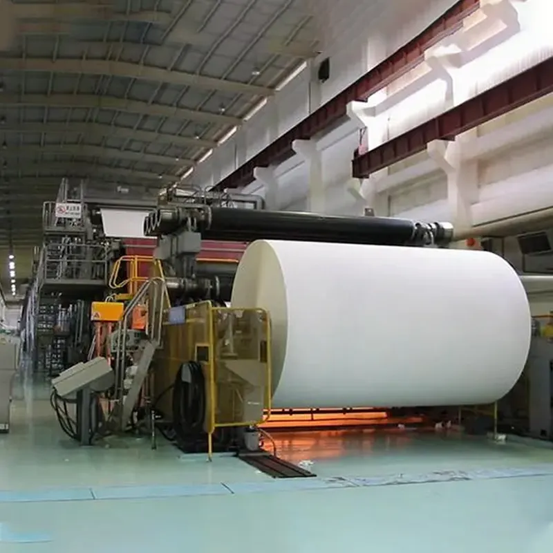 Linha De Produção Automática De Celulose A4 Máquina De Fabricação De Papel Jumbo Roll A4 Preço De Fábrica