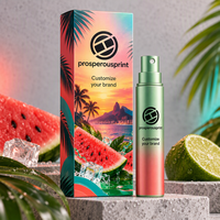 Maßgefertigte Faltkartons für Mundfrischespray, Bunte Kosmetik-Papierverpackungsbox