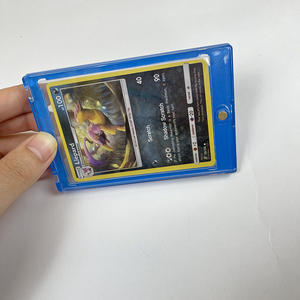 <span class=keywords><strong>3x4</strong></span> Clear One Touch Magnetic Baseball Trading Card Holder Plastic Sports Collectible Business Card Display Case - Product Image 5