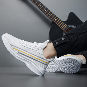 Nuevas zapatillas casuales transfronterizas para hombre, talla grande, suela MD, parte superior de malla transpirable, estilo para caminar, para correr y deportes. - Product Image 4