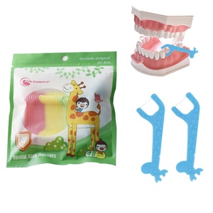 Filo Interdentale per Bambini a Forma di Giraffa, Dispenser Portatile, Picks Confezionati Singolarmente, Filo Interdentale Scorrevole - Product Image 5