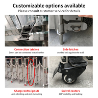 Barrière de circulation extensible accordéon en acier inoxydable pour l'isolation routière et la gestion des files d'attente – Fabricant d'usine