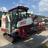 Moissonneuse-batteuse automotrice d'occasion de haute qualité pour riz, maïs et blé, haute productivité, marque Wode, avec moteur et boîte de vitesses agricoles