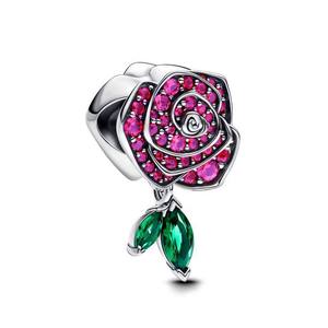 Pulsera de Plata de Ley S925 para Mujer, con Colgante de Zirconia, Diseño de Ángel, Serie Zirconia, Joyería DIY - Product Image 3