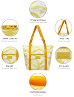Sac fourre-tout portable en Tyvek, style hawaïen, écologique, indéchirable, promotionnel