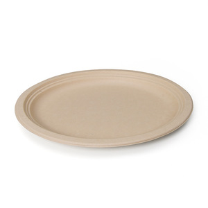 Platos Desechables de Bagazo de Caña de Azúcar, Biodegradables, Redondos, de 10 Pulgadas, Vajilla Ecológica para Fiestas - Product Image 3