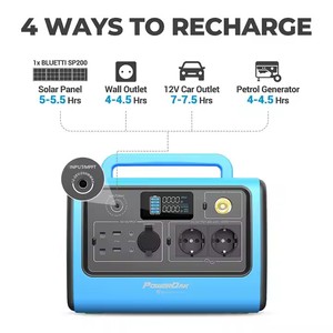 Générateur d'énergie solaire portable <span class=keywords><strong>BLUETTI</strong></span> <span class=keywords><strong>EB70</strong></span> <span class=keywords><strong>1000W</strong></span> avec batterie au lithium 110V 220V et contrôleur MPPT pour usage domestique et automobile - Product Image 2
