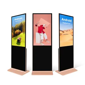 VISIGN Indoor Lcd Monitor Display Android System Capacitive Touch Screen Digital Signage Ads Player 55 Inch Tablet Kiosk Prices