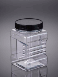 Rỗng Pet 150Ml 200Ml 650Ml 900Ml 950Ml 1000Ml Vuông Nhựa Kẹo Lọ Rõ Ràng Cấp Thực Phẩm Pet Nhựa Vuông Grip Lưu Trữ <span class=keywords><strong>Jar</strong></span> - Product Image 2