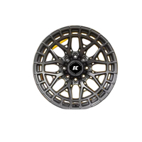Jantes en alliage d'aluminium tout-terrain de 20 pouces, moyeux 6x139.7, 20x9.0J, noir brillant, forgées, de luxe, pour voitures de tourisme, SUV 4x4, camionnettes
