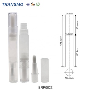 Envase de Plástico Transparente para Cosméticos, Tipo Twist Pen, Marca Privada, 4ml, Personalizable, para Brillo Labial - Product Image 4