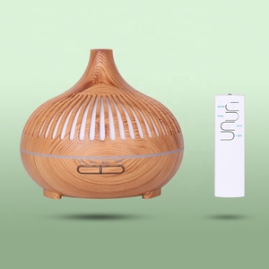 Máy Khuếch Tán Tinh Dầu Thơm 500Ml Máy Tạo Độ Ẩm Không Khí Bằng Hạt Gỗ Với Nhiều Màu Sắc Thay Đổi Ánh Sáng Ban Đêm Loa BT Điều Khiển Từ Xa - Product Image 3