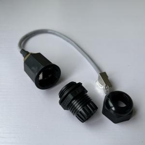 Zuverlässiger Ethernet-Kabelverschraubung M16 Ethernet LAN RJ45 Wasserdichter Stecker Mit Pigtail-Kabel L 25cm oder Nach Ihren Wünschen - Product Image 5