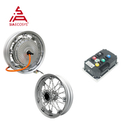 QS Motor 273 8000W V3 Spoke DC Hub Motor 72V 120kph Haute Vitesse ND72850 Contrôleur Nouvel Assemblage De Moteur De Moto Électrique