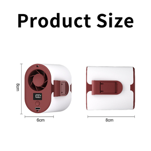Ventilador de Cintura <span class=keywords><strong>para</strong></span> Exteriores Cuatro en Uno Multifunción, 100 Velocidades, Silencioso, Batería de Larga Duración, Material ABS Pequeño - Product Image 6