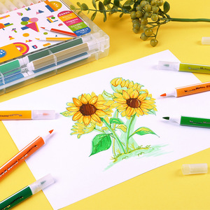 Mg Kids Little Artist – marqueurs à aquarelle, 36 couleurs, qualité alimentaire, pour enfants, fournitures d'art pour dessin, N0383 - Product Image 2