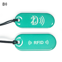 Tarjeta RFID Epoxi de Alta Calidad, Etiqueta NFC de 13.56MHz, NTAG 213 215 216, Llavero NFC Epoxi para Control de Acceso, Venta de Fábrica
