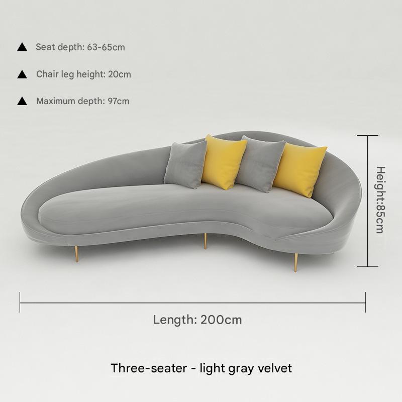 Light gray three-seater