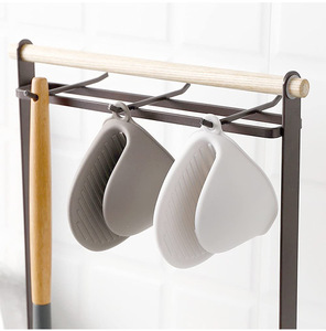 Practical <b>Silicone</b> Heat-Resistant Oven Mitts <b>Silicone</b> Thickened <b>Gloves</b> Kitchen Microwave Oven Protection <b>Gloves</b> - Product Image 6