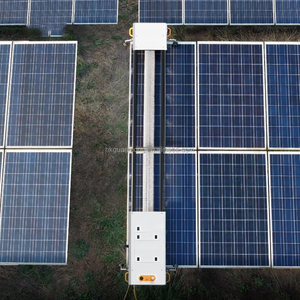 solar panels panel cleaning robot brush <b>cleaner</b> equipment automatic systems <b>spray</b> nozzle rail pv self cleaningrobot control - Product Image 2
