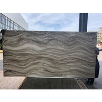 Intérieur résine acrylique artificielle marbre panneau de pierre translucide