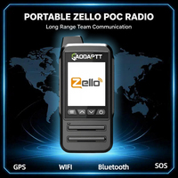 Radio bidirectionnelle portable GaodaPTT 4G Walkie Walkie R10, portée illimitée sur réseau public, fonctions IP67, GPS, WIFI, SOS