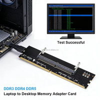 Tarjeta Adaptadora de Memoria de Laptop a Escritorio, SO-DIMM a PC DIMM, Conector de Memoria RAM, Adaptador DDR3 DDR4 DDR5