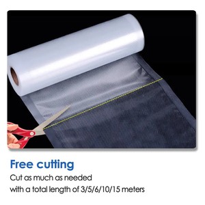 Rouleau de sacs <span class=keywords><strong>sous</strong></span> <span class=keywords><strong>vide</strong></span> transparents en nylon plastique gaufré pour la conservation des aliments, viande, poisson, légumes, pour utilisation avec les scelleuses <span class=keywords><strong>sous</strong></span> <span class=keywords><strong>vide</strong></span> - Product Image 3