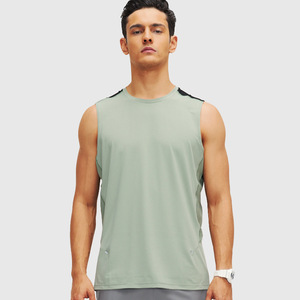 قمصان رياضية قطنية للركض بدون أكمام قمصان رياضية للرجال للتمارين الرياضية - Product Image 3