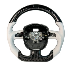 Volant en fibre de carbone à LED, directement de l'usine, compatible avec <span class=keywords><strong>Audi</strong></span> C7 A3 A4 A5 A6 B7 8V B9 S3 S4 S5 RS3 RS4 RS5 <span class=keywords><strong>RS6</strong></span> RS7 C8 Q5 Q7 - Product Image 1