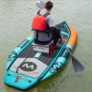 Kayak de pêche gonflable PF Ocean 11'*47'' en Drop Stitch, planche de paddle SUP MY14/7 personnalisée de haute qualité pour la pêche en mer - Product Image 1
