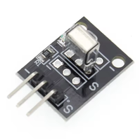 Kit de Control Remoto Infrarrojo HX1838 - Módulo Transmisor y Receptor IR Inalámbrico para Proyectos de Robots/DIY (Negro)
