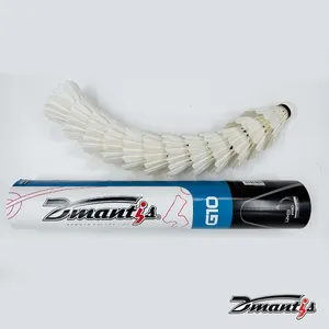 Approvisionnement direct d'usine chinoise Volants de badminton en plumes d'oie de haute qualité Dmantis G10