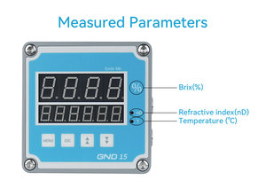 Réfractomètre industriel en ligne automatique 4-20 mA 0-5 à distance, prix fabricant chinois CZ-B - Product Image 2
