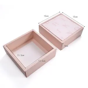 Корейский высококачественный откидной чай ручной работы мыло нуга Подарочная бумажная коробка шарфы складная бумажная коробка Конфеты Шоколад розовые черные коробки